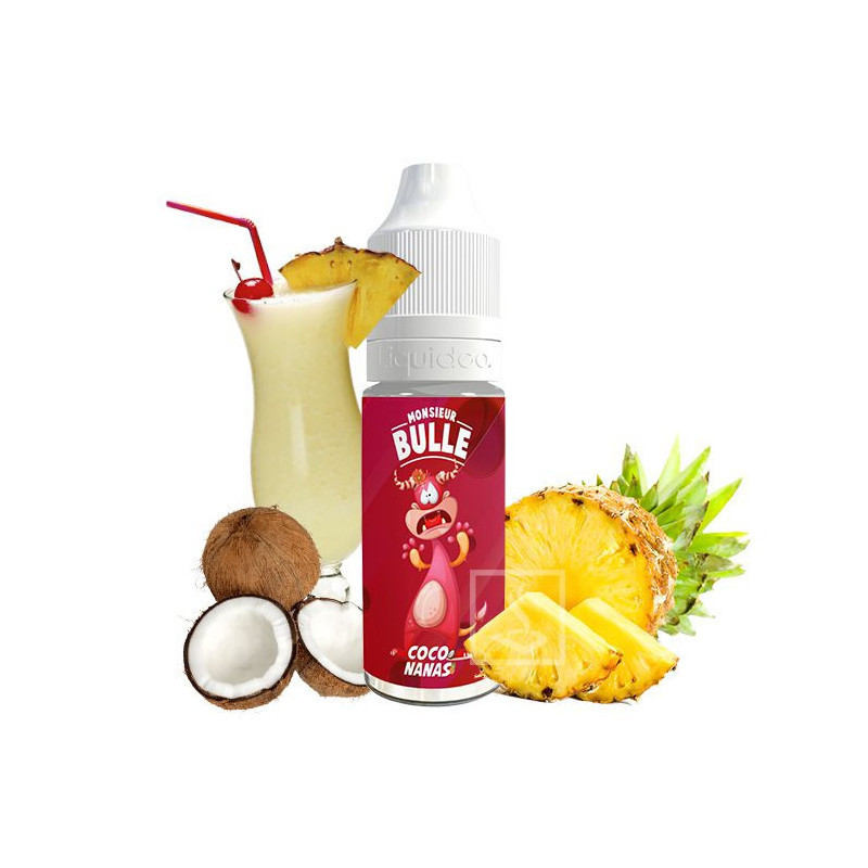 Liquideo - Monsieur Bulle - Coco Nanas 10 mL