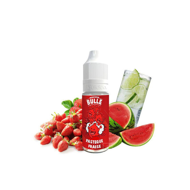 Liquideo - Monsieur Bulle - Limonade Fraise Pastèque 10 mL