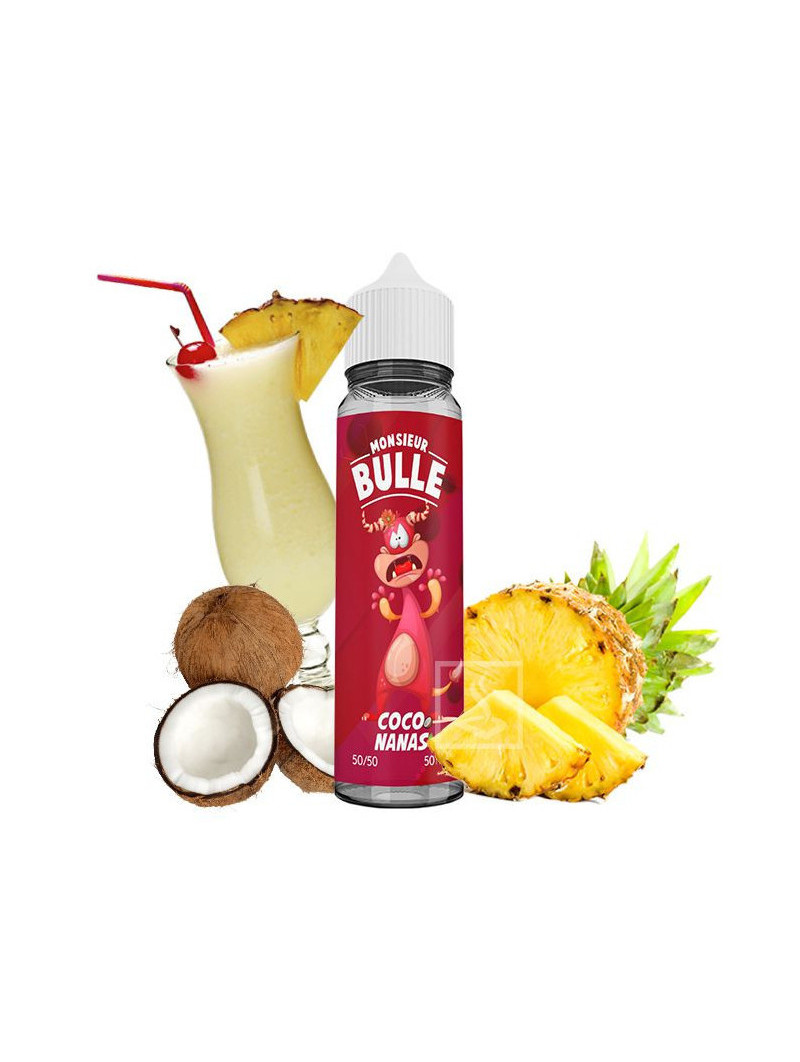 Liquideo - Monsieur Bulle - Coco Nanas 50 mL