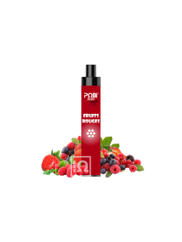 Podipuff Max 1500 - Fruits Rouges (Cartouche de 10 pièces)